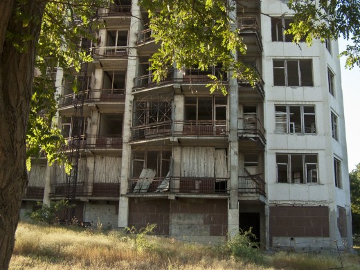 Abandoned sanatorium in Feodosia 