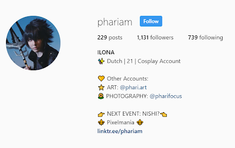 Instagram profile description