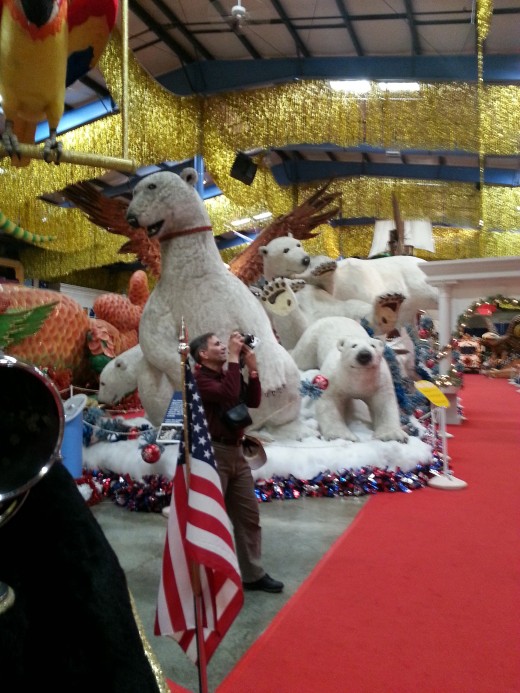 A float at American Celebration on Parade, July 2013.
