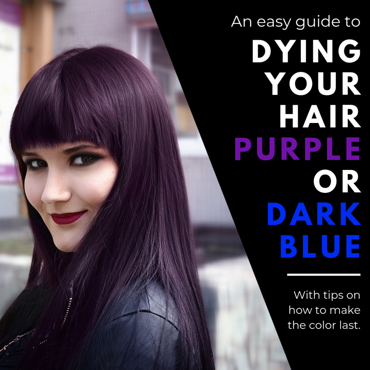 How To Dye Your Hair Dark Blue Or Purple Bellatory