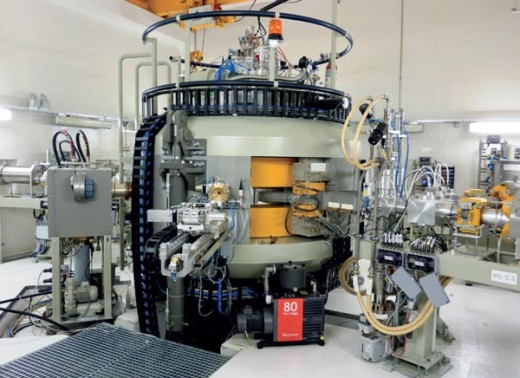 Medical isotope cyclotron, used in nuclear medicine