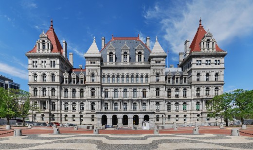 New York State Capitol, Albany--where Dewey governed the Empire State for twelve years but did not rise higher