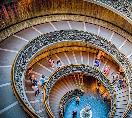 The spiral staircase