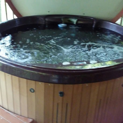 Hot tub Heaven at Cabin #8!