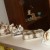 A miniture tea set with matching finger bowl, ash trays, creamer & sugar bowls!