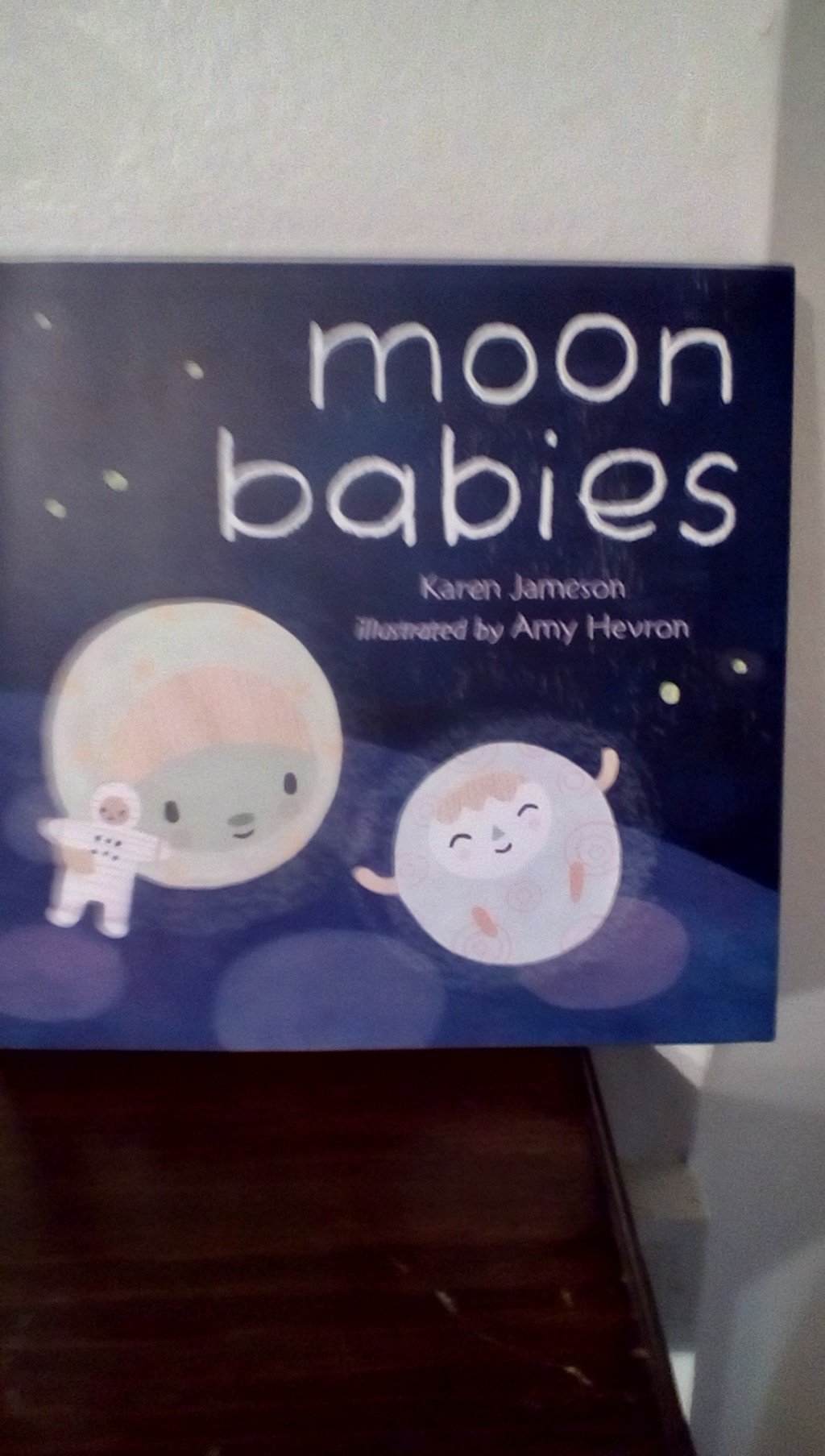 Moon and Stars in Beautiful Picture Book to Introduce Young Children to