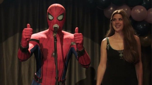 Spidey and Aunt May raise money for charity. 