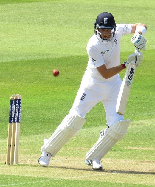 England captain Joe Root in action against Sri Lanka back in June 2014.