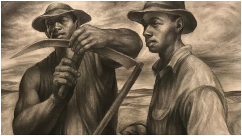 Harvest Talk, Charles White, 1953.