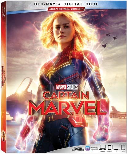 Captain Marvel Blu-ray cover.