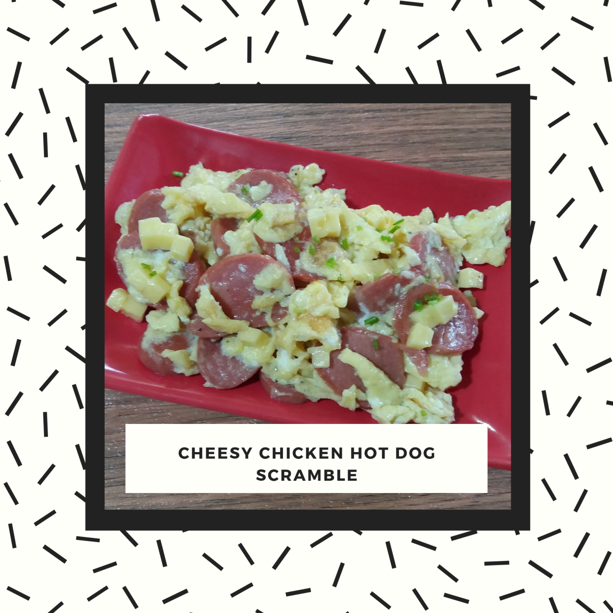 How to Cook Cheesy Chicken Hot Dog Scramble