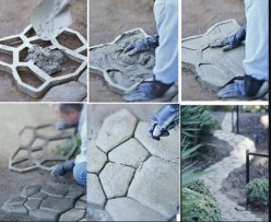 How-to Lay a Concrete Paver Stone Walkway on a Budget