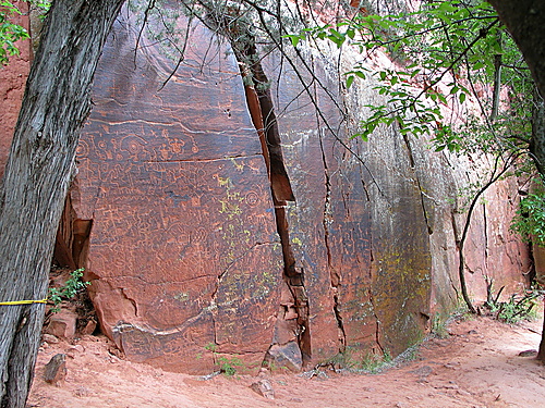 V bar V petroglyphs.