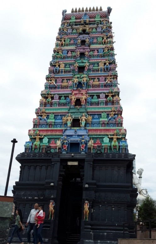 A beautiful replica of one of the (Rameshwaram) Dhams 
