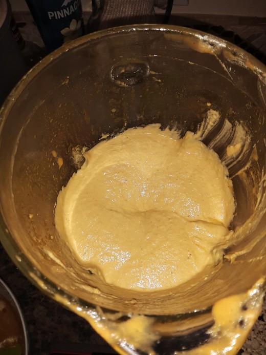 Blended hummus