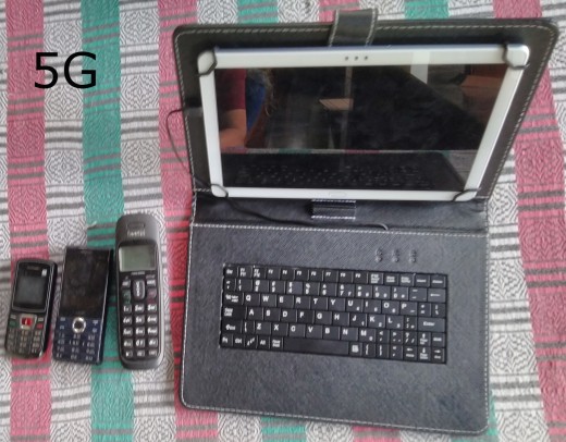 Tablet phone and other communication devices