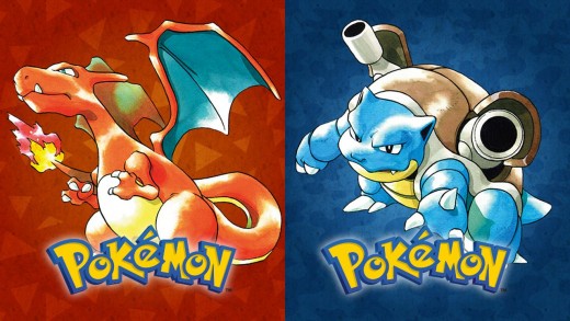 Pokémon Red and Blue.