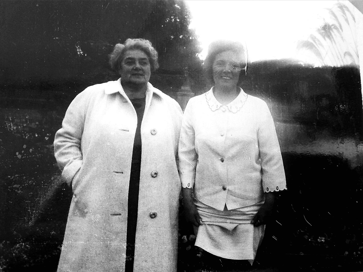 My Grandma Trigg and my mum, both of whom always fed the wild birds in the garden.