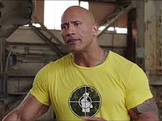 Ladies and gents, The actor formerly known as The Rock