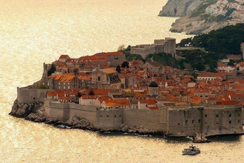 Top view of Dubrovnik