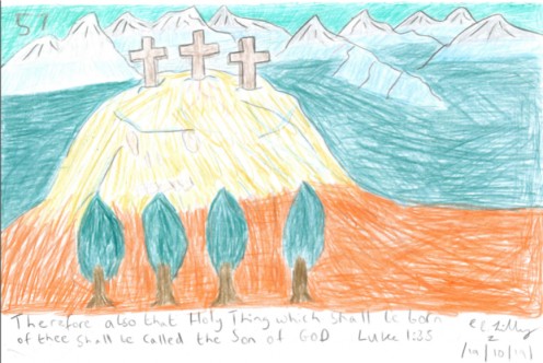 Therefore also that Holy Thing which shall be born of thee shall be called the Son of GOD,  Luke 1 : 35, drawn on Saturday 19th October - Monday 21st October, 2019.