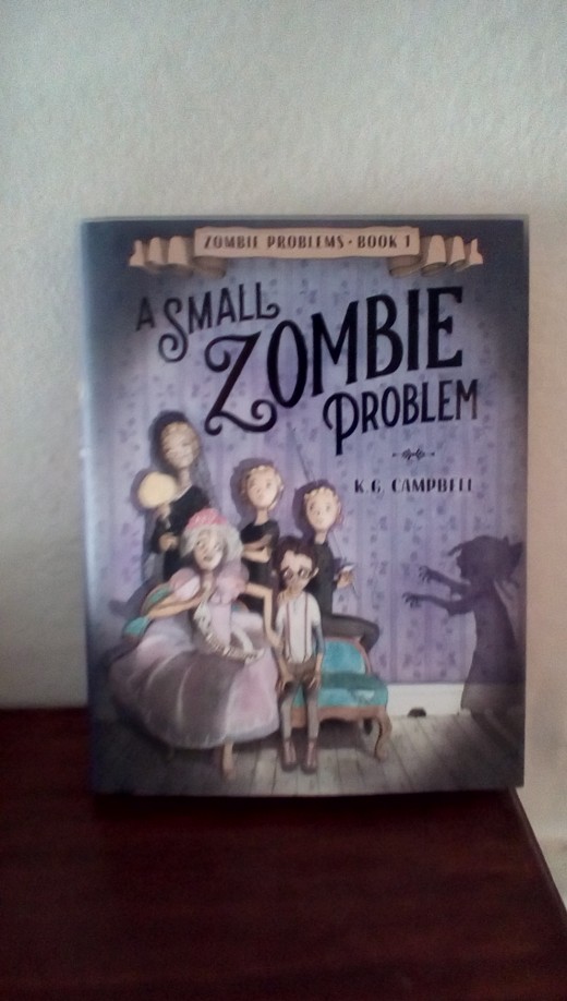 Fun read for ages 8-12.  Hilarious adventures with a small zombie and an odd relative.