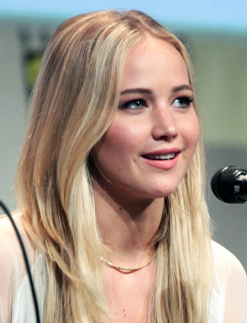 "Passengers" actress Jennifer Lawrence seen here in 2015 at the San Diego Comic Con International promoting the movie X-Men: Apocalypse.