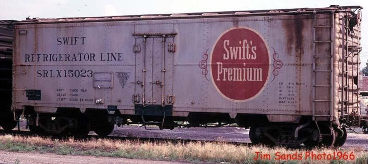 The refrigerated rail car, which made Chicago's meat centralization possible. 