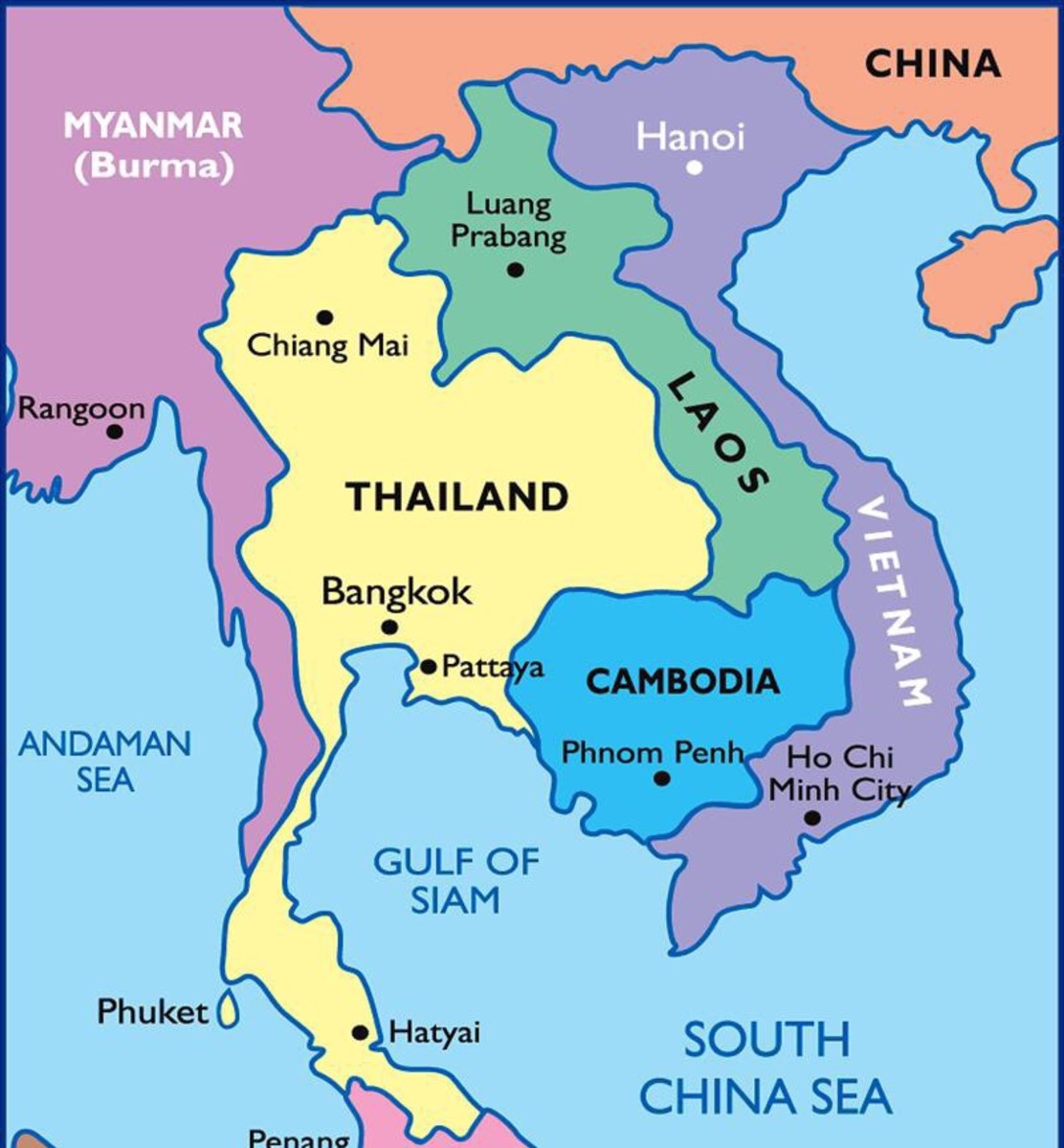 map of thailand and vietnam        <h3 class=