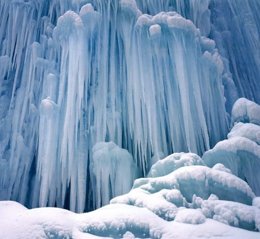 Frozen Waterfall - Yoho National Park