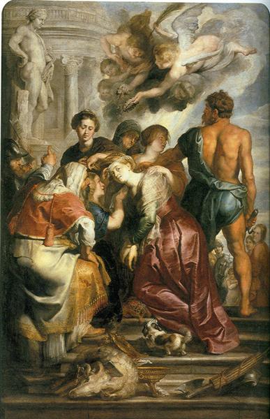 The Martyrdom of St. Catherine, 1615, Oil, Palais des Beaux-Arts de Lille, Lille, France.