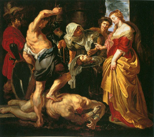 Beheading of St. John the Baptist, 1609-1610, oil on panel, private collection. 