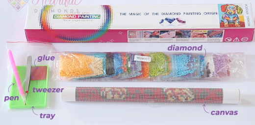 complete diamond painting kit 