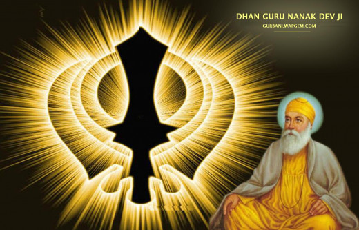 An icon of Guru Khanda