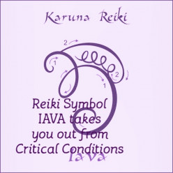 Reiki Symbol IAVA takes you out from opposite circumstances and makes you mentally strong
