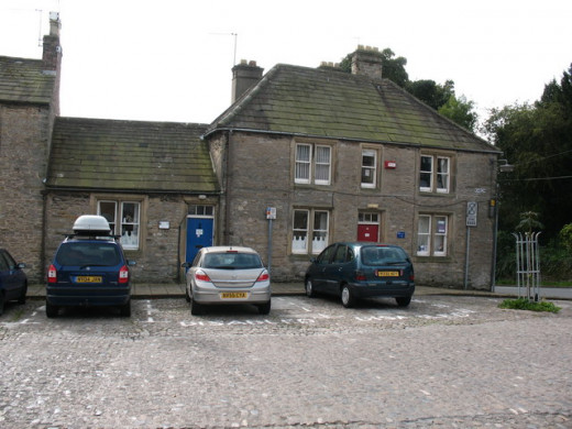 The old police station, Newbiggin. site of the earlier Richmond gaol - now a dentist's surgery 