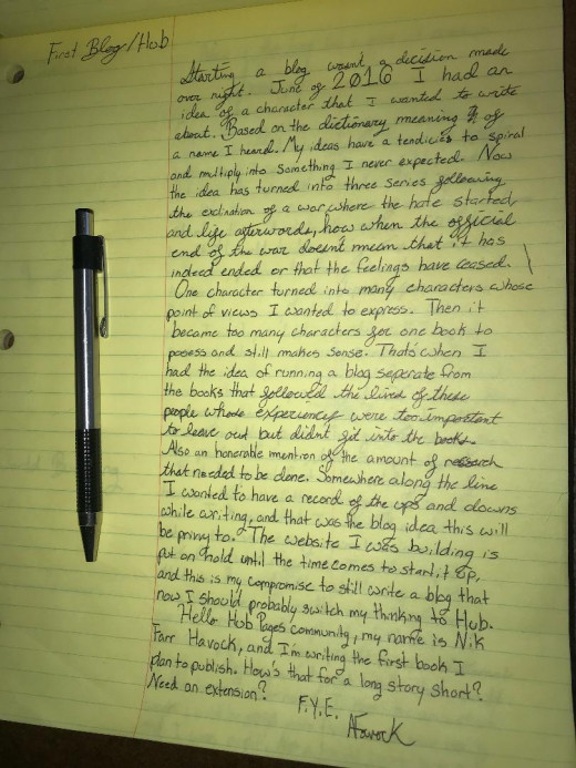 This is what the originally written version looked like. Yes yes, many changes, much errors.  