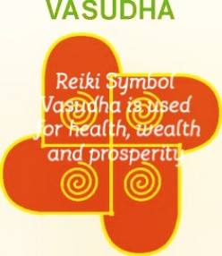 Reiki Symbol Vasudha is the symbol of Health Wealth Money and Prosperity