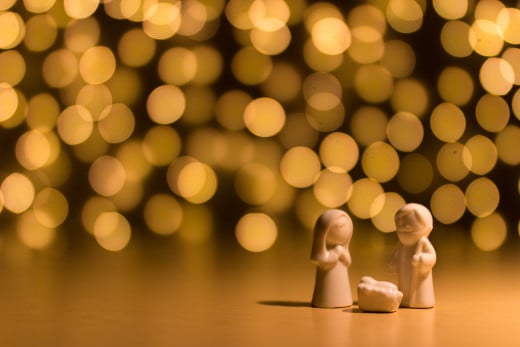 A nativity scene may bring the final touch to your Christmas decor. Make it be a tradition to add to the scene yearly.