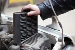 Changing car air filter should be replaced between 15,000 and 30,000 miles, depending on driving conditions. Or if you are using it often on unpaved roads, then it needs to be changed more often.