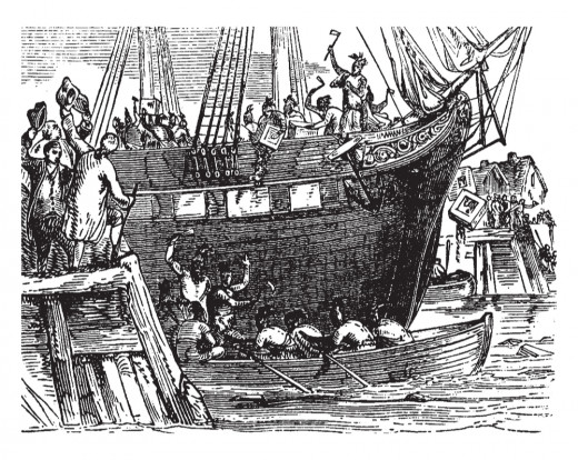 Boston Tea Party: one of the most notable events in the US history was actually a trade war. 