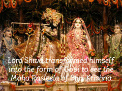 Lord Shivaji transformed himself into the form of Gopi to see Maha Rasleela of Shri Krishna and called Gopeshwer