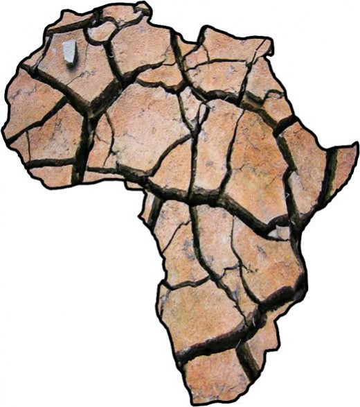 A depiction of how Africa is drying, economically, politically and environmentally.