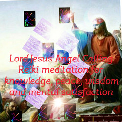 For Lord Jesus's blessings Angel calling Reiki meditation for knowledge peace wisdom and mental satisfaction