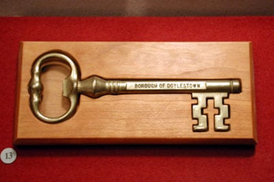 Key to the City Presented to Michener