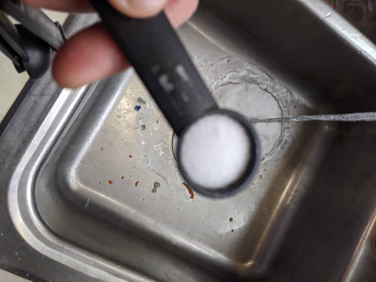 1/2 teaspoon salt into the hot eater