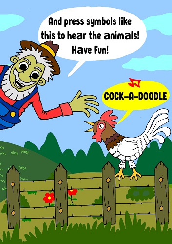 Sounds of the animals can be heard too
