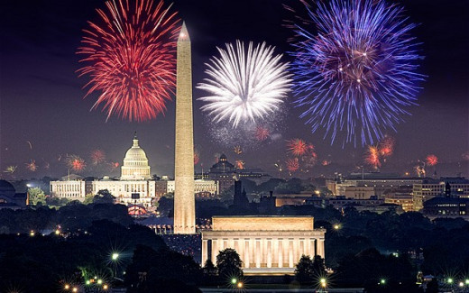 July 4th on the National Mall- a rousing patriotic and fireworks spectacular, but not the most musical of holidays