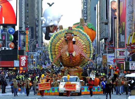 Macy's Thanksgiving Day Parade, NYC--an annual extravaganza, but centered around a very sterile holiday for music