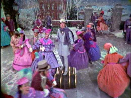 An Andy Williams Christmas TV program--more familiar holiday musical fare